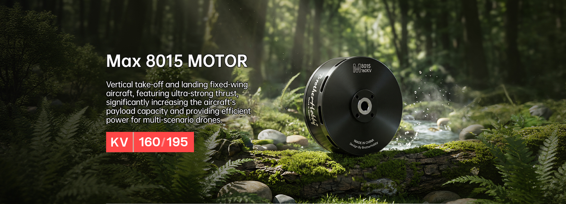 MAX 8015-160KV/195KV Motor