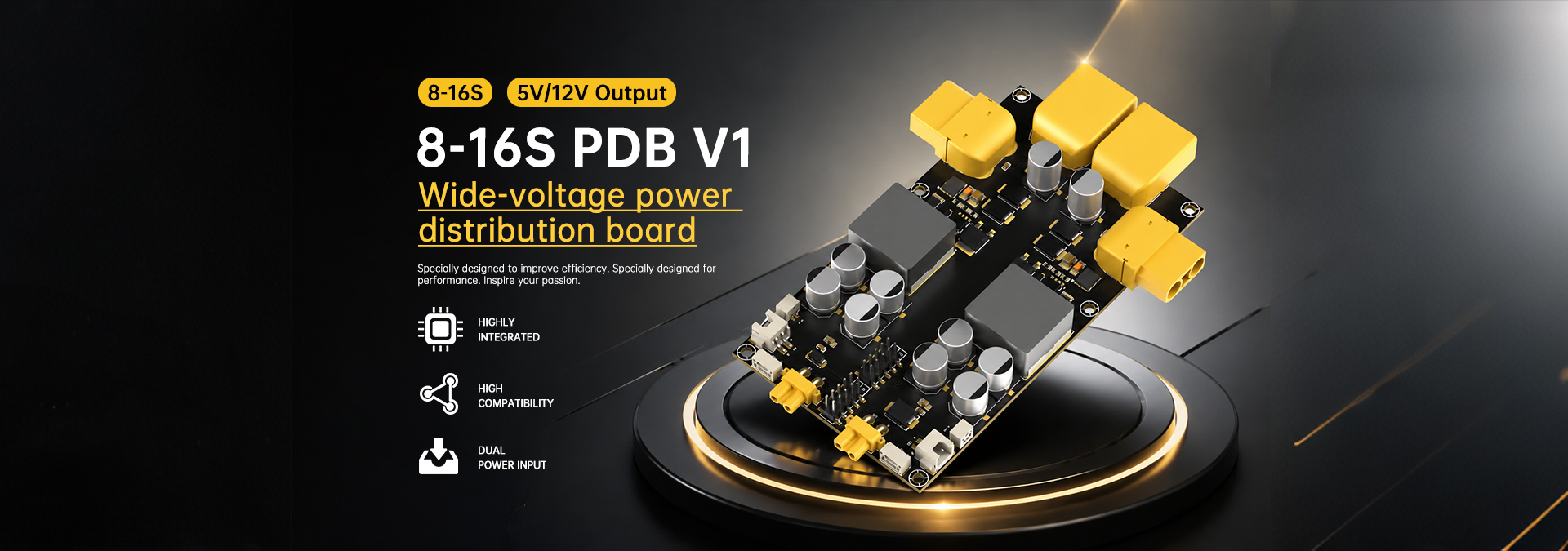 8-16S PDB V1 Power Distribution Board