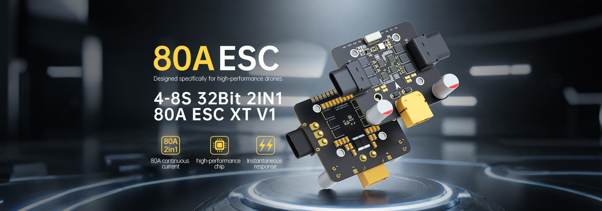 4-8S 32Bit 2IN1 80A ESC XT V1