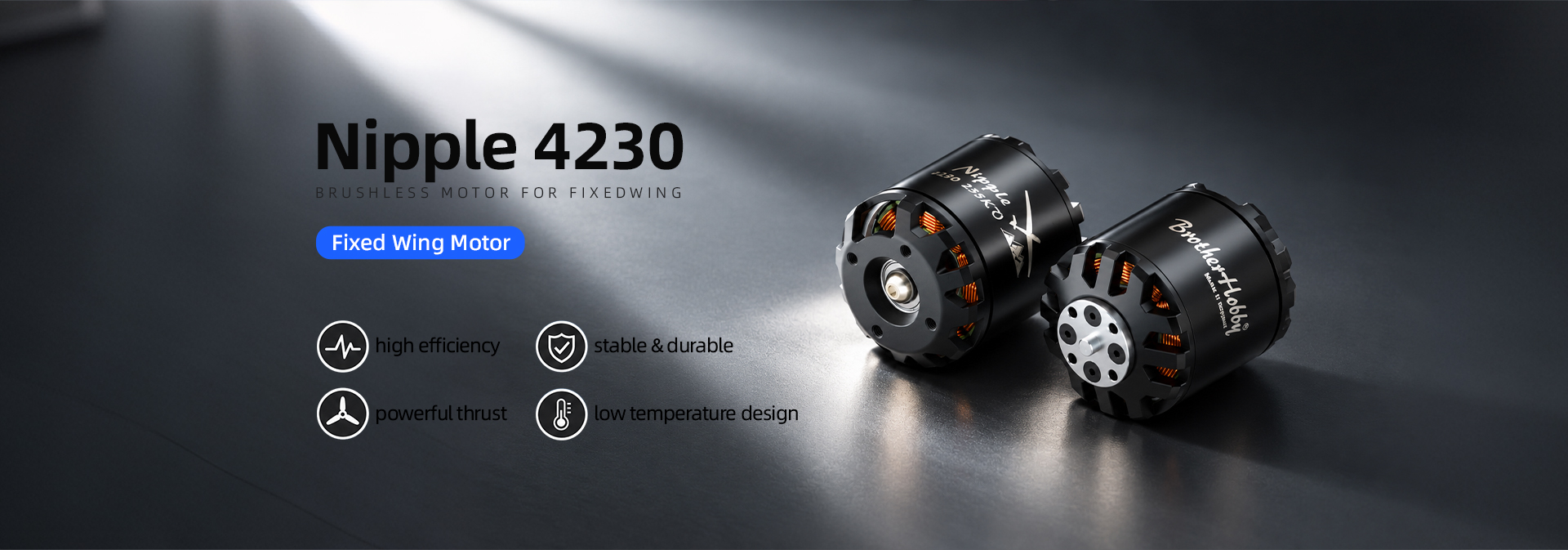 Nipple 4230 255KV/320KV/345KV Motor