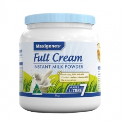 【澳洲直邮】Maxigenes美可卓蓝胖子全脂高钙+维生素D营养速溶奶粉 1KG