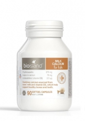 【澳洲直邮】Bio Island 婴幼儿牛乳提取液态纯乳钙90粒