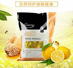 【澳洲直邮】Comvita康维他麦卢卡UMF10+蜂蜜蜂胶润喉糖柠檬味 500g