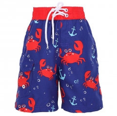 Sea creature print custom summer swim trunks