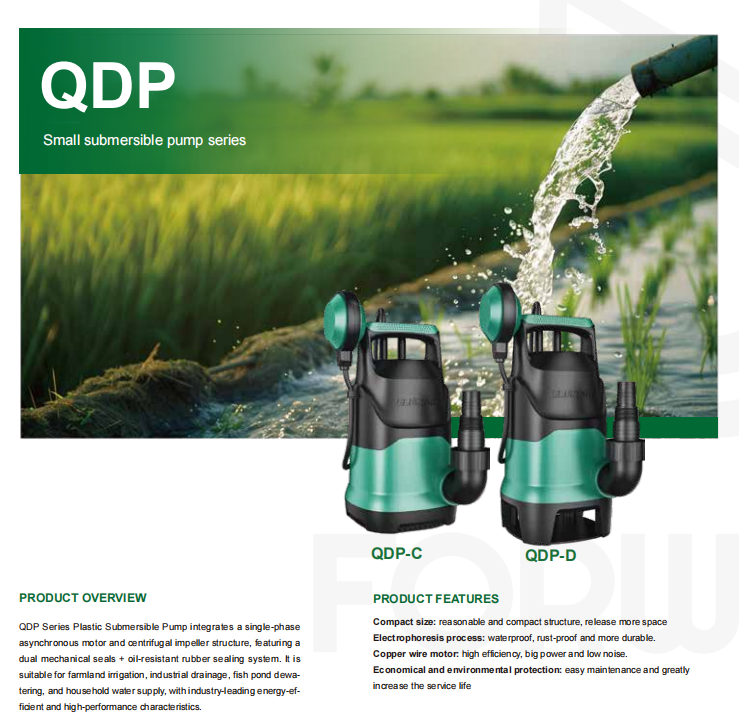 QDP-7 50C Deep Well water SUBMERSIBLE PUMP