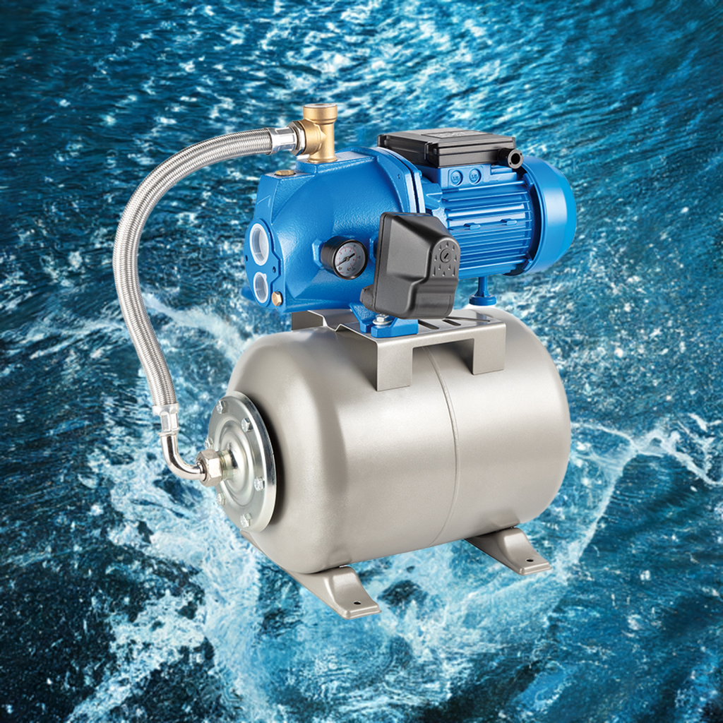 Automatic booster pump for gas tank