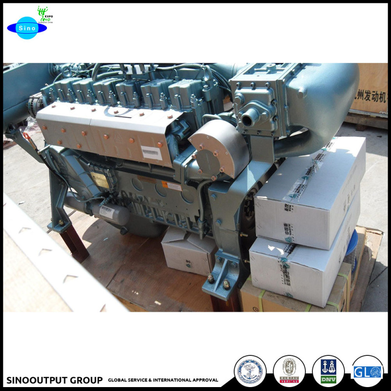 China marine engine with CE 270hp marine motor Marine Diesel Engine WD615 seirse For Sale