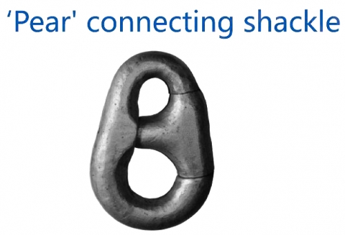 'pear' Connecting Shackle