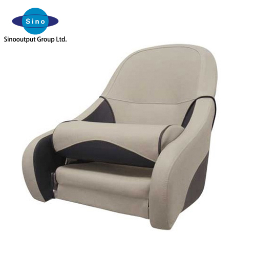 Customizable comfortable boat seat adjustable flip up boat bolster