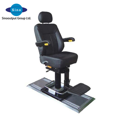 Marine rail type gas lift pilot chair can be rotated 360 degrees