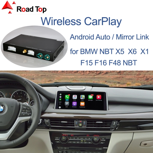 Wireless CarPlay for BMW NBT System X5 F15 X6 F16 2014-2016 X1 F48 2016-2017, with Android Mirror Link AirPlay Car Play Function