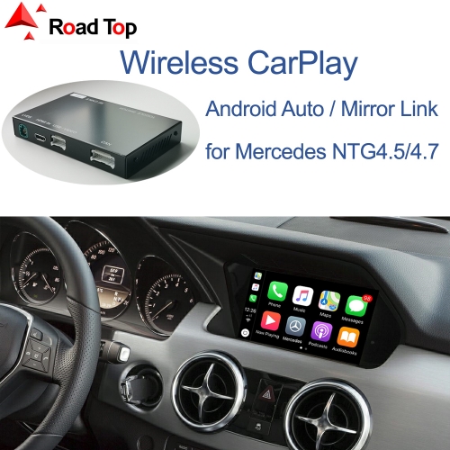 Wireless CarPlay for Mercedes Benz GLK 2013-2015, with Android Auto Mirror Link AirPlay Car Play Functions