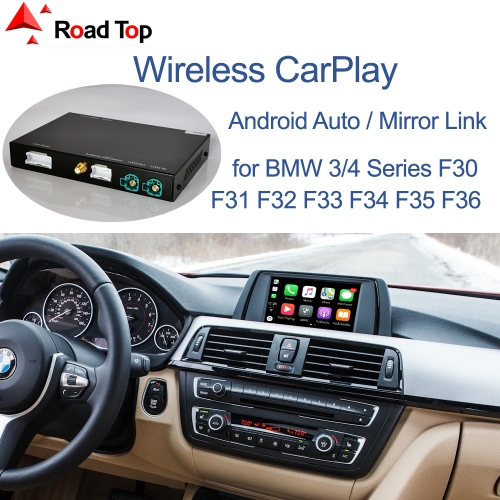 Wireless CarPlay for BMW 3 4 Series F30 F31 F32 F33 F34 F35 F36 2011-2016, with Android Mirror Link AirPlay Car Play Function