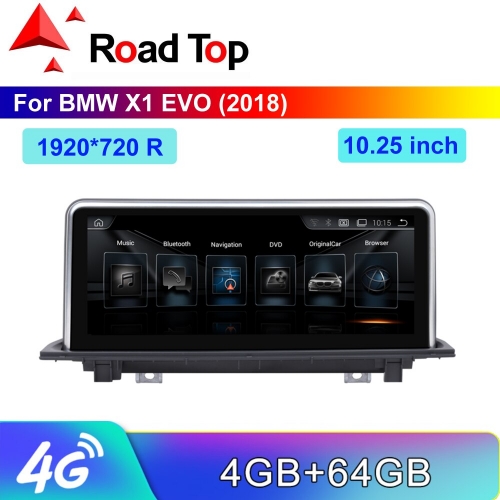 10.25&quot; 1920*720 Resolution Android Screen for BMW X1 F48 2018-2019,with GPS Navigation Radio Stereo Bluetooth Multimedia
