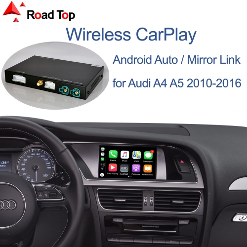 Wireless Apple Car Play Android Auto Interface for Audi A4 A5 2009 2015 Android Auto Wireless with Mirror Link AirPlay Car Play Functions