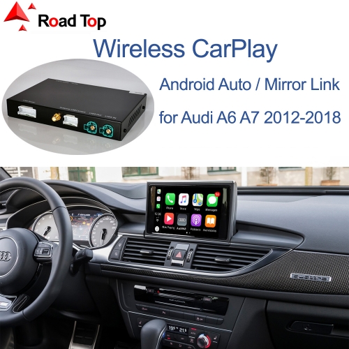 Audi A6 A7 2012-2018 Apple Carplay Android Auto Wireless Retrofit Upgrade Decoder with Mirror Link AirPlay Car Play Functions
