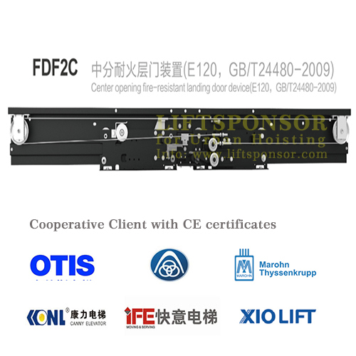 Center Opening Door Head 2 Panels Fire E120