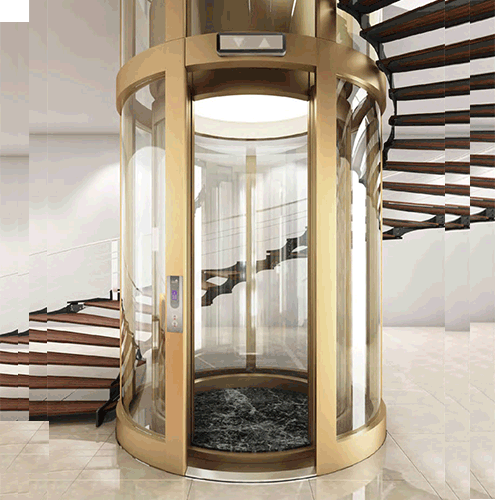 Full Round Cabin Panoramic elevator