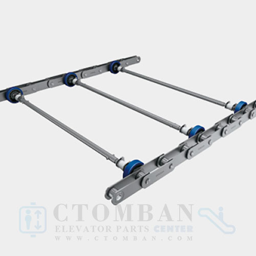 Escalator Step Drive Chains. Free Lubricated Type