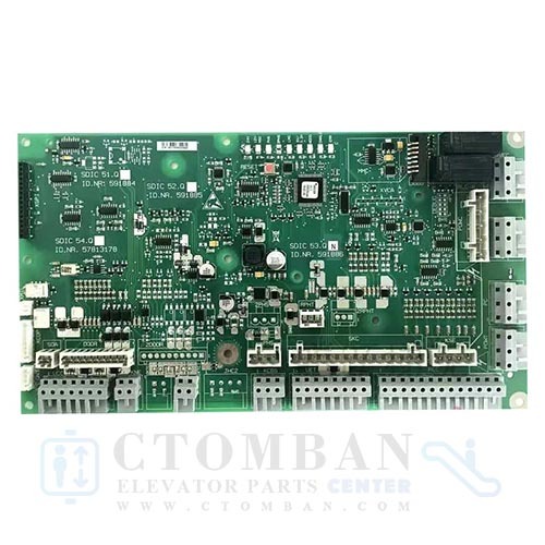 SCHINDLER 3300 ELEVATOR INS-PCB SDIC.Q IDNR.591884