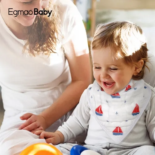 Paquete de 3 baberos de muselina de algodón para bebés, el mejor regalo para bebés y niñas