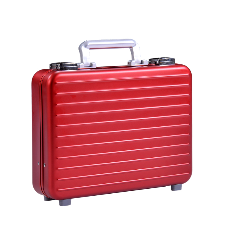 Luxury light weight aluminum magnesium alloy attache case business suitcase