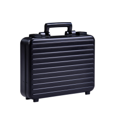 Luxury light weight aluminum magnesium alloy attache case business suitcase