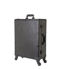 Makeup case with lights rolling studio multimedia Bluetooth system with speakers