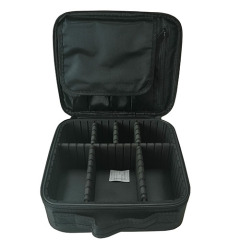 Black Pro makeup cases for travel carrying beauty cosmetics and tools