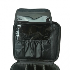 Black Pro makeup cases for travel carrying beauty cosmetics and tools