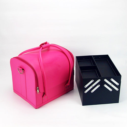 Professional makeup bag beauty case vanity cosmetic box storage