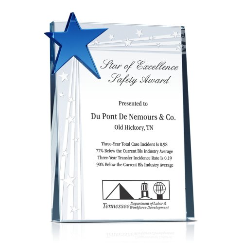 Safety Star Award Plaque