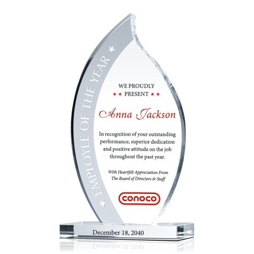 Personalized Employee Recognition Award Plaque