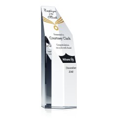 Custom Crystal Employee of the Month Award Trophy