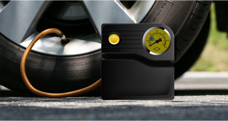 Why does the air compressor stop working before reaching the desired tire pressure value?