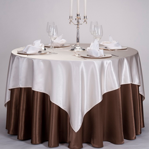 brown tablecloths