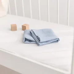 100% Linen Organic crib bedding cot bed set baby boy girl bedding set bed sheets quilt bedding set for kids