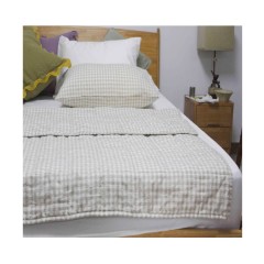 100% Linen Organic crib bedding cot bed set baby boy girl bedding set bed sheets quilt bedding set for kids