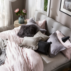 OEKO-TEX wholesale 100% pure french linen bedding set linen duvet quilt cover bed sheet sheet set soft flax linen bedding set