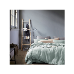 Australia 100% Pure Organic Stone Washed French Linen Bed Sheet Pillowcase Duvet Cover Sets Duvet Covers Sets for King Size