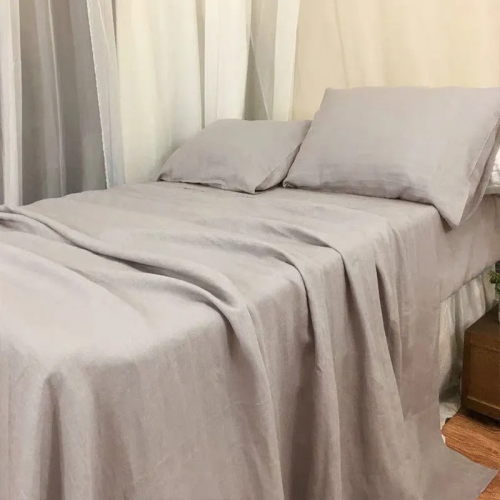 Line Solid Color Plaid Bedding Bed Sheet Sets