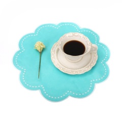 Dinner Restaurant Hemstitch Handkerchief Cloth Embroider Monogram White Colorful Linen Fabric Table Napkin