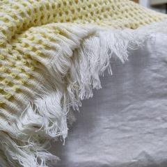 Hot Selling Wholesale Customized Soft Weave 100% Cotton Waffle Blanket
