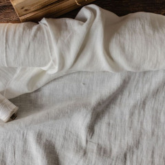 Wholesale OEKO 280CM 110 inch Wide Linen Fabric 100% Pure Linen Bedding Fabric Enzyme Washed Linen Fabric 170GSM