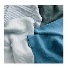 280cm Wide Width Plain Dyed stock 100% French Linen fabric For Curtain Bedding Set or clothing