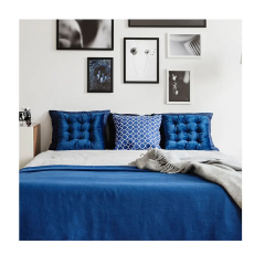 Hot Selling Wholesale Custom 100% Linen Breathable Bed Sheet set linen bedding sheet set