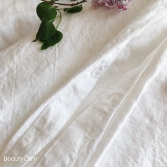 4pcs Bedding Set Popular and Hot Selling Pure Plain Color 100% Linen Sheet Set Bedsheets