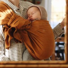 Baby Swaddle Wrap Set Knit Swaddle Organic Linen Baby Wrap