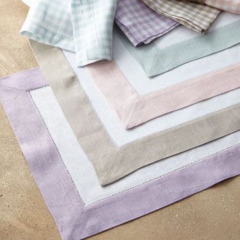 Custom Cotton 100% Natural Color Flax linen Table Napkins Restaurant Linen Napkin Wedding Napkin