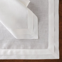 Custom Cotton 100% Natural Color Flax linen Table Napkins Restaurant Linen Napkin Wedding Napkin